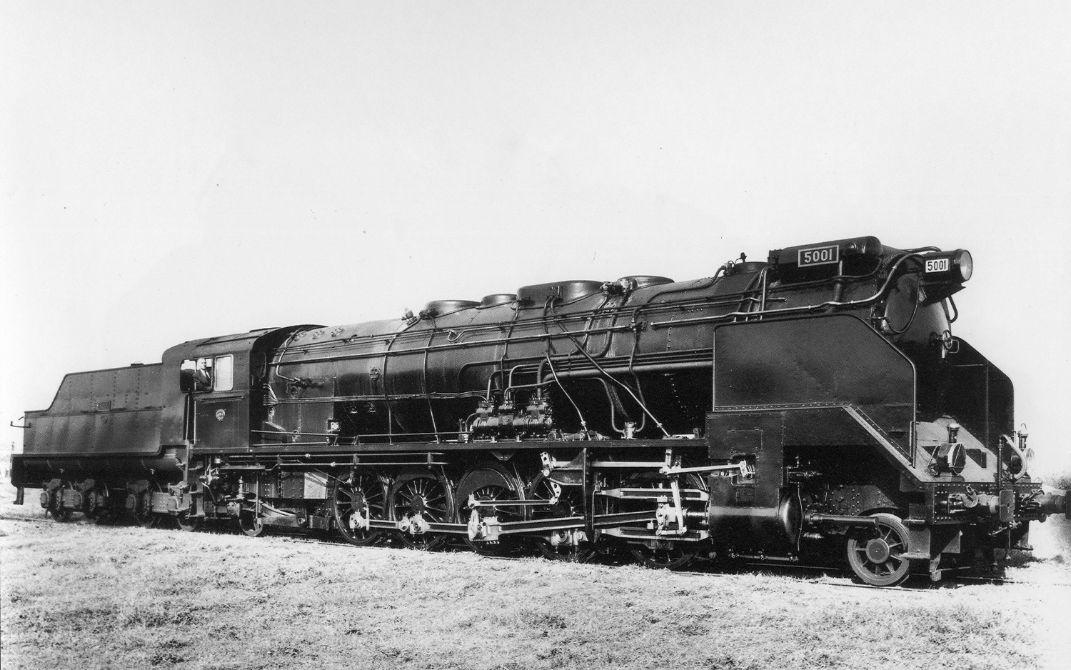 Electrotren HE2035HM RENFE, schwere Schlepptenderdampflokomotive 5001 „Santa Fe”,