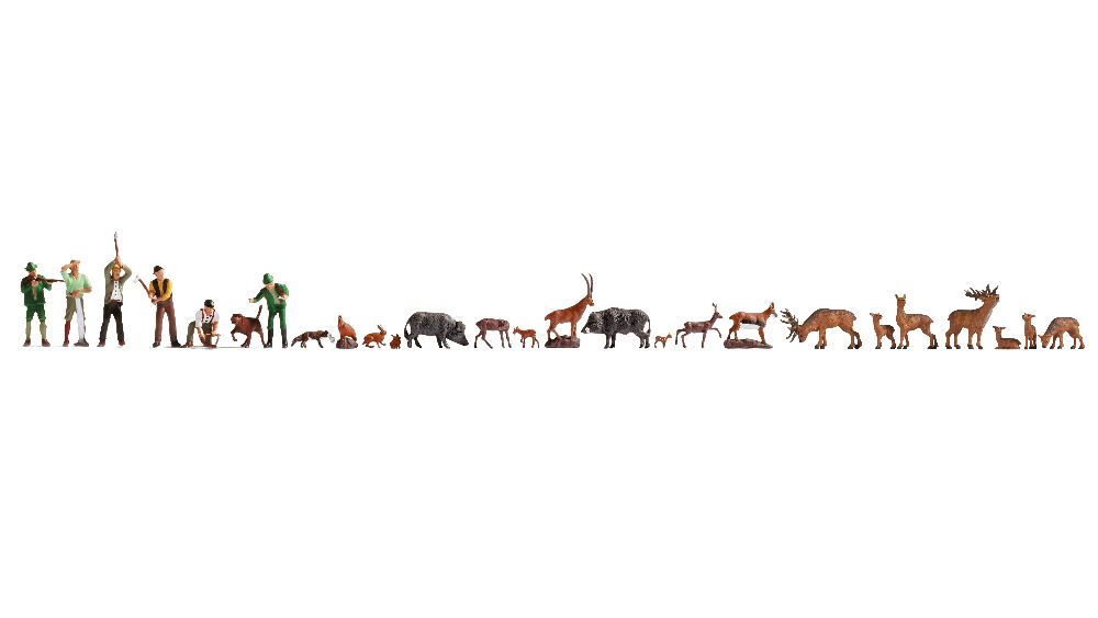 Noch 16167 XL-Set “Im Wald” 26 Figuren Spur H0