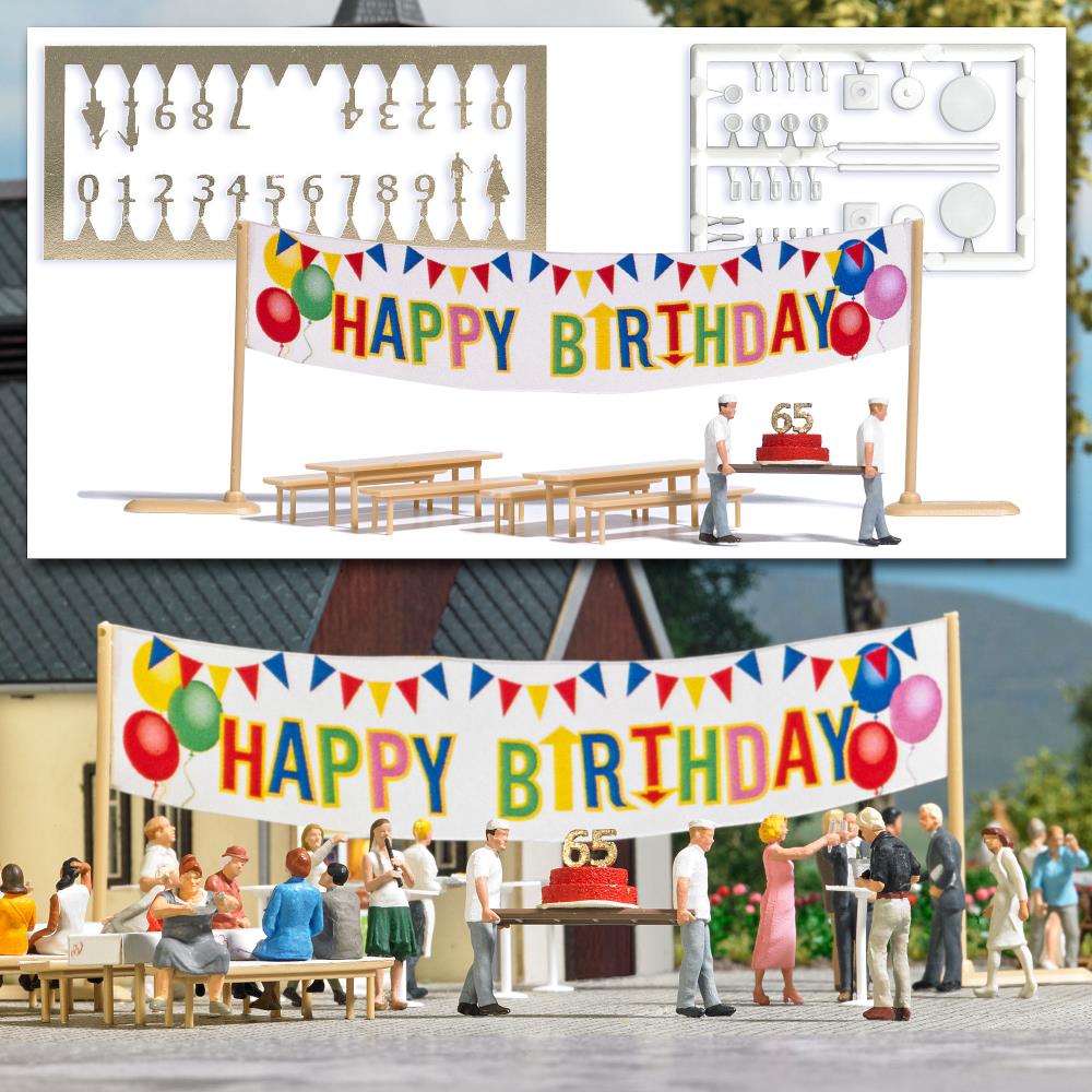 Busch 6565 Action-Set Happy Birthday! 1:87 Spur H0 Neu OVP