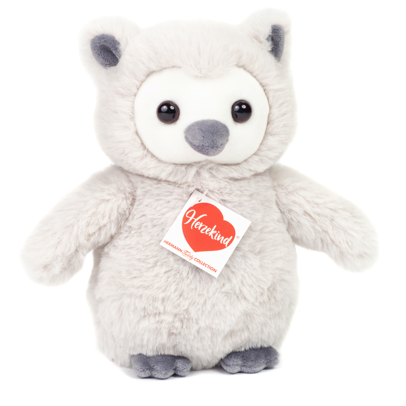 Teddy Hermann 93941 Eule Oliva (Vogel) 19 cm Stoff/Plüsch/Kuscheltier Neu