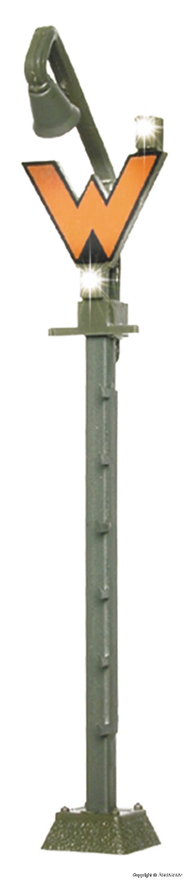 Viessmann 4519 Wartesignal mit Anstrahlleuchte 1:87 Spur H0 NEU OVP