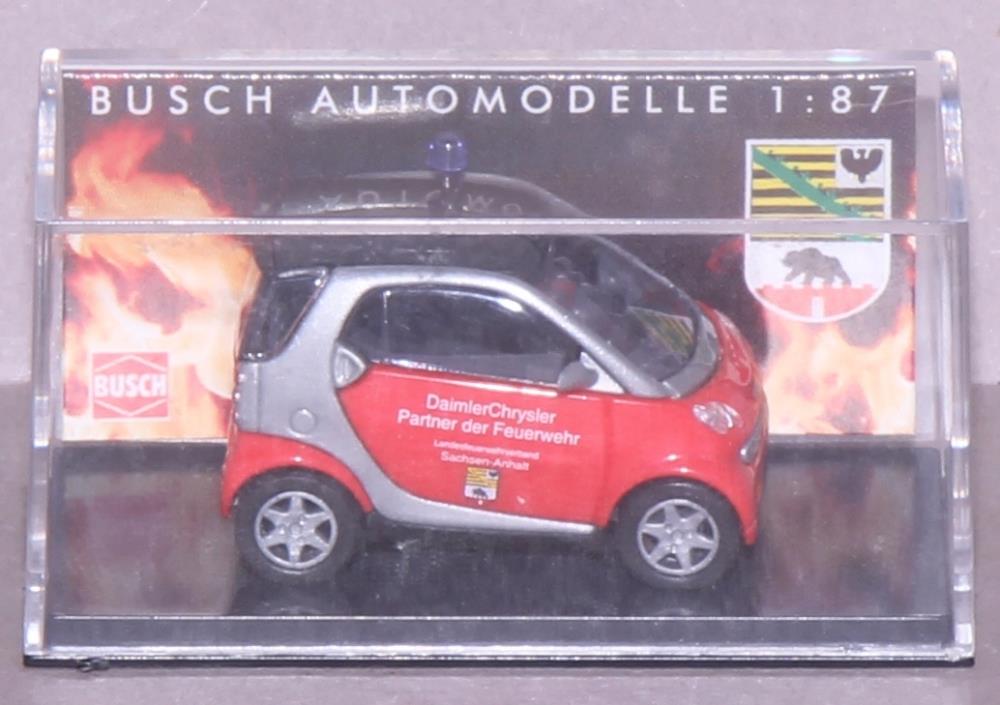 Busch 489314 Smart City Coupe Feuerwehr Sachsen-Anhalt - 1:87