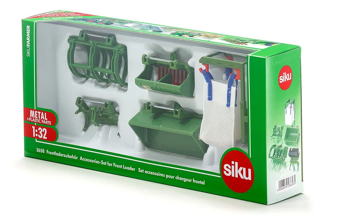 Siku 3658 Bressel und Lade Frontlader Zubehör 1:32 Spur 1 NEU