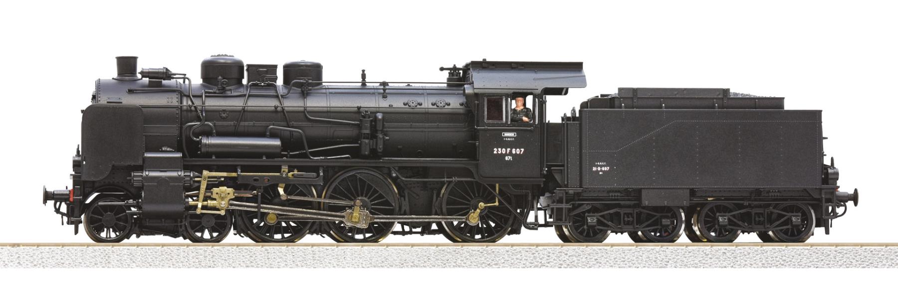 Roco 71385 Dampflokomotive 230 F 607 SNCF 1:87 Spur H0 DC