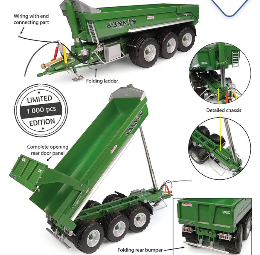 Universal Hobbies UH6815 Joskin Trans-KTP 27/65 - green version 1:32 Spur 1