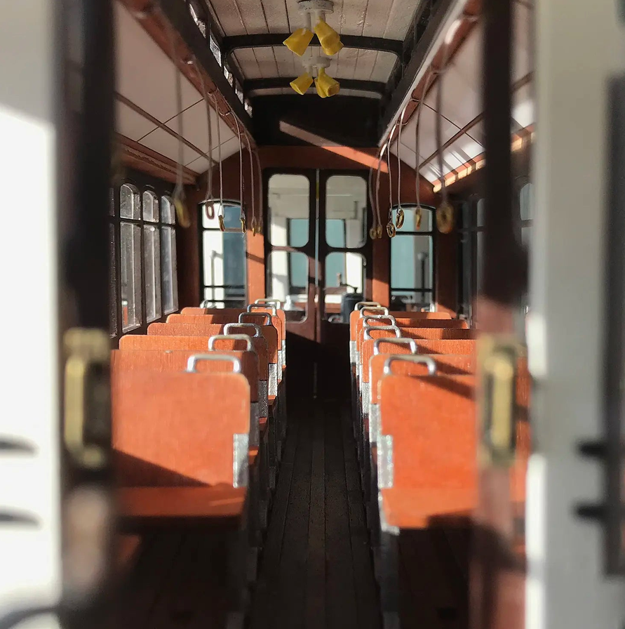 OcCre 53011 Buenos Aires Straßenbahn 1:24 Holzbausatz NEU OVP