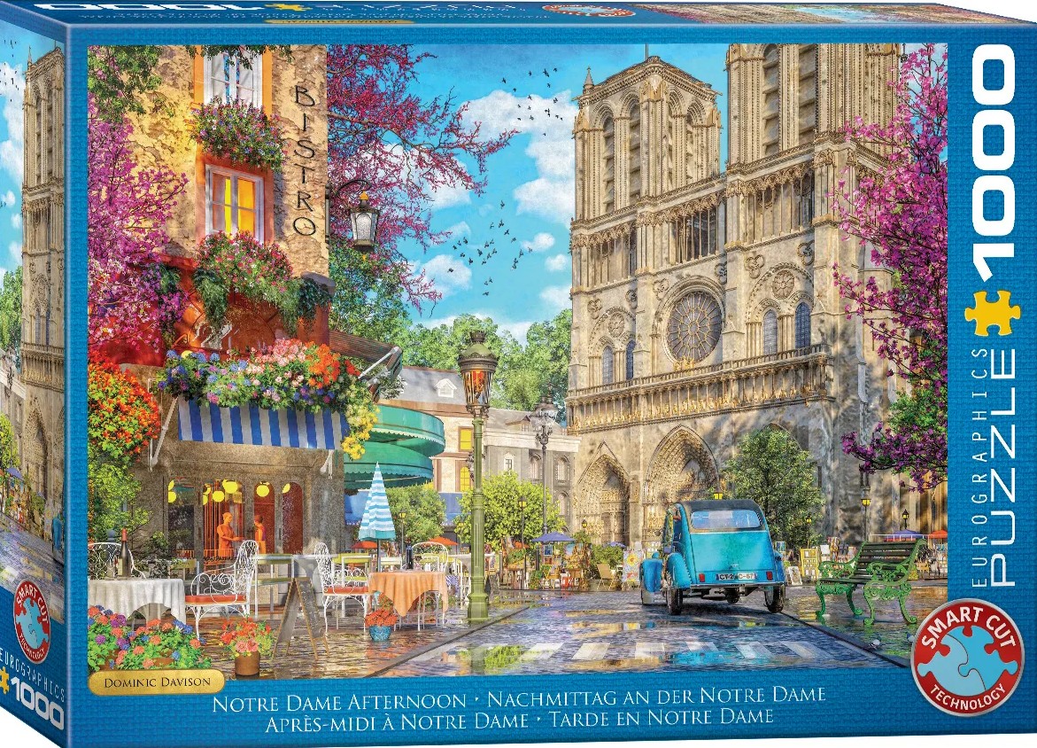 EUROGRAPHICS 6000-6144 Nachmittag an der Notre Dame 1000 Teile Puzzle NEU