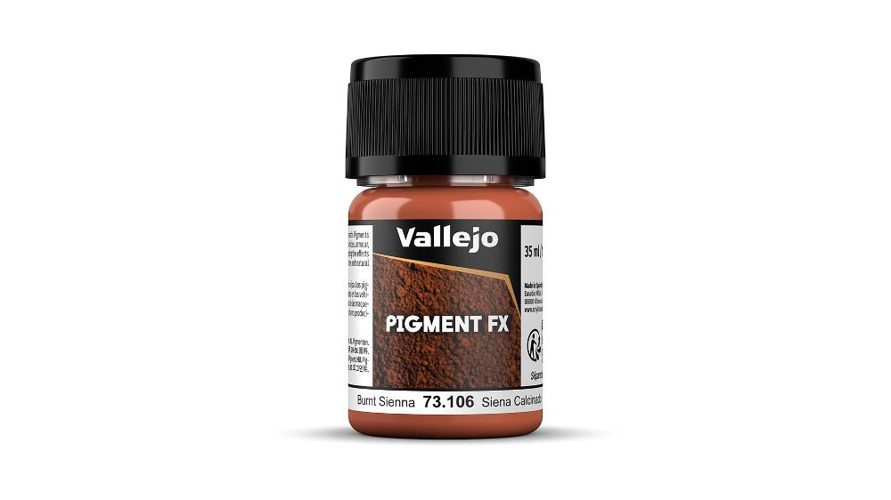 Vallejo 73106 Siena, gebrannt, 35 ml Pigment NEU