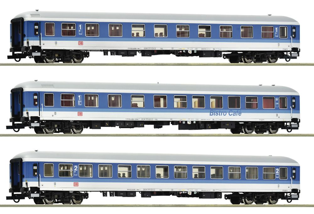 Roco 6200209 3-tlg Set 2 Reisezugwagen „IR 461“ DB AG 1:87 Spur H0