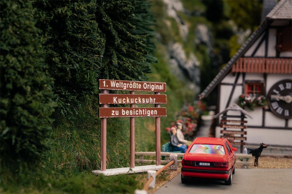 Faller 130011 Jubiläumsmodell 1. Weltgrößte Kuckucksuhr Spur H0