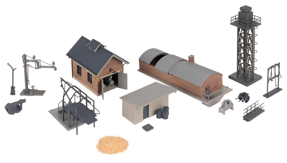 Faller 120296 Ausgestaltungs-Set Bahnbetriebswerk - 1:87 Spur H0 - Neu
