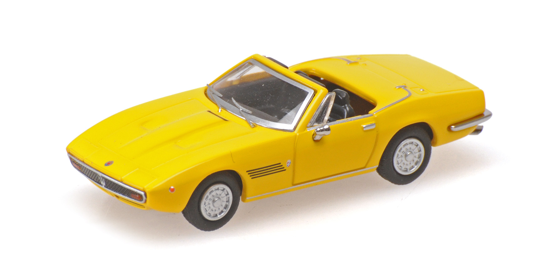 Minichamps 870123031 MASERATI GHIBLI SPYDER 1969 YELLOW 1:87 Spur H0