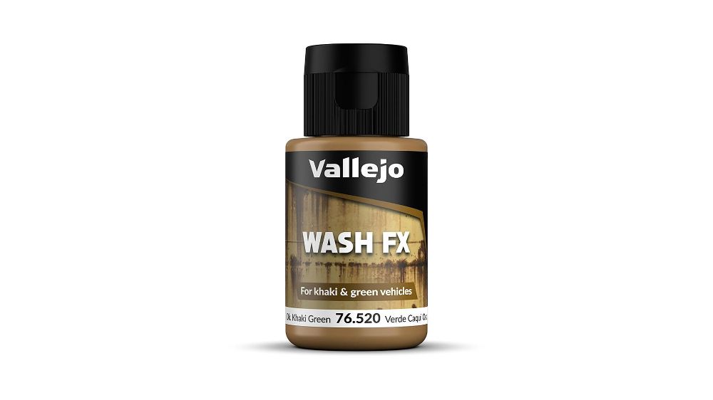 Vallejo 76520 Wash-Color, Dunkles Khakigrün, 35 ml NEU