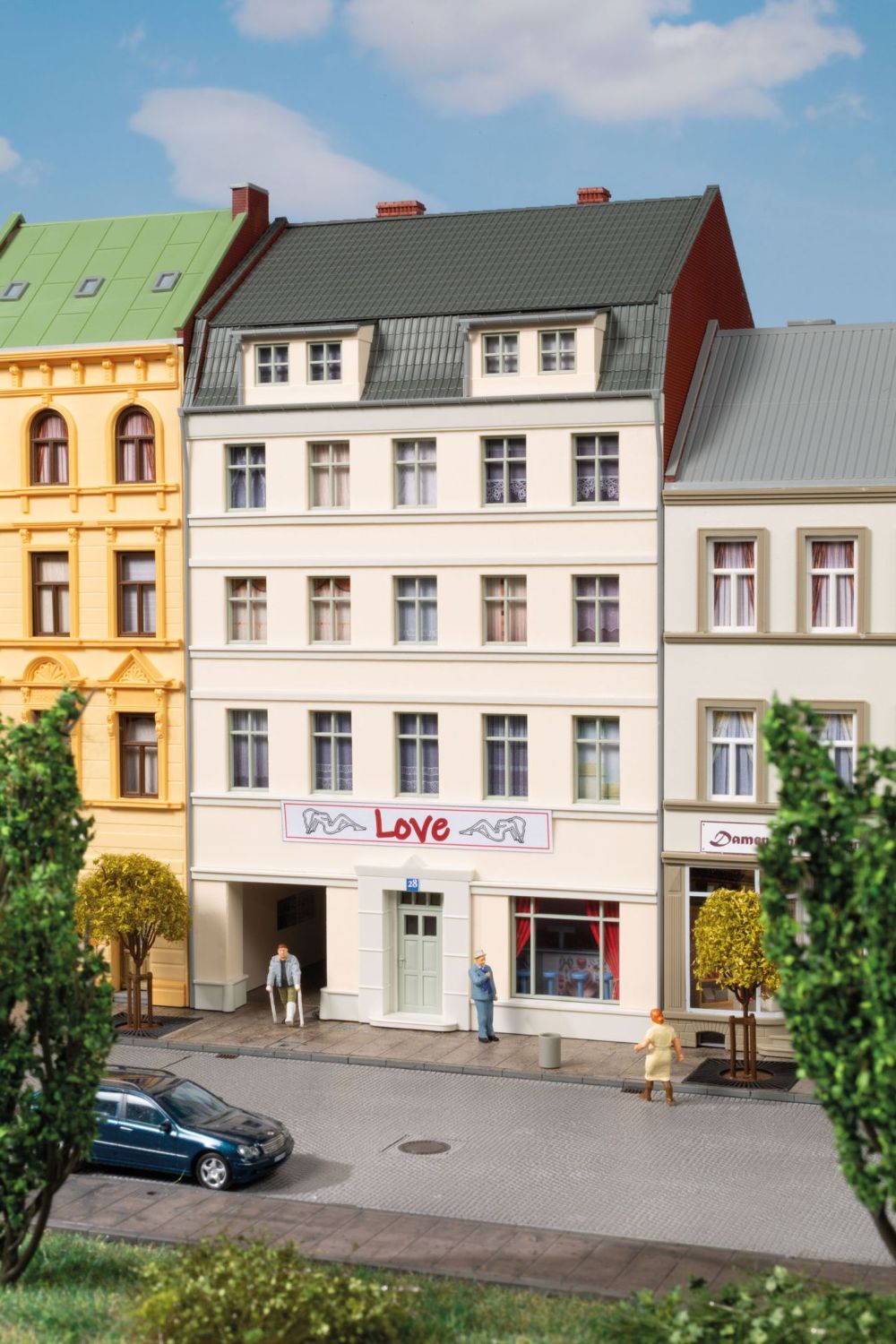 Auhagen 11482 Stadthaus Schmidtstraße 28 1:87 Spur H0 Bausatz NEU
