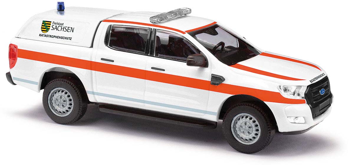 Busch 52831 Ford Ranger DRK Wasserwacht 1:87 Spur H0 Neu OVP