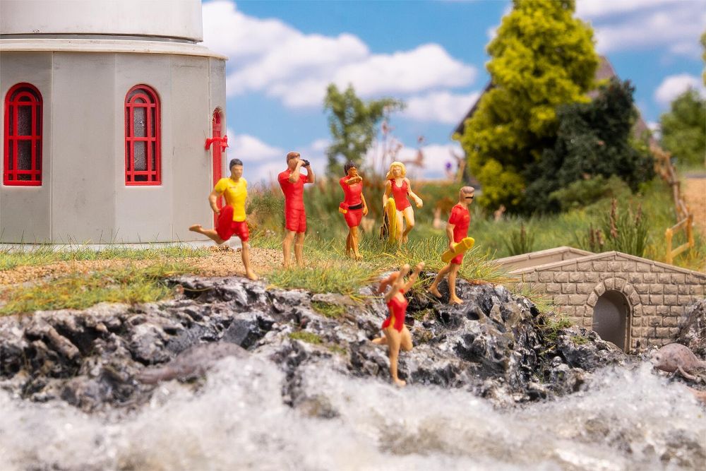 Faller 151724 Rettungsschwimmer 1:87 Spur H0 NEU OVP Figuren