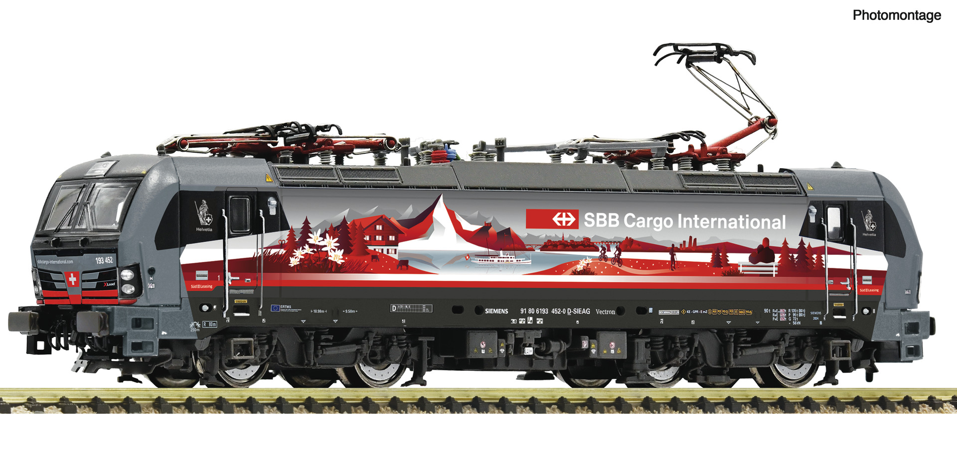 Fleischmann 7570088 Elektrolokomotive 193 452-0 „Schweizpiercer“