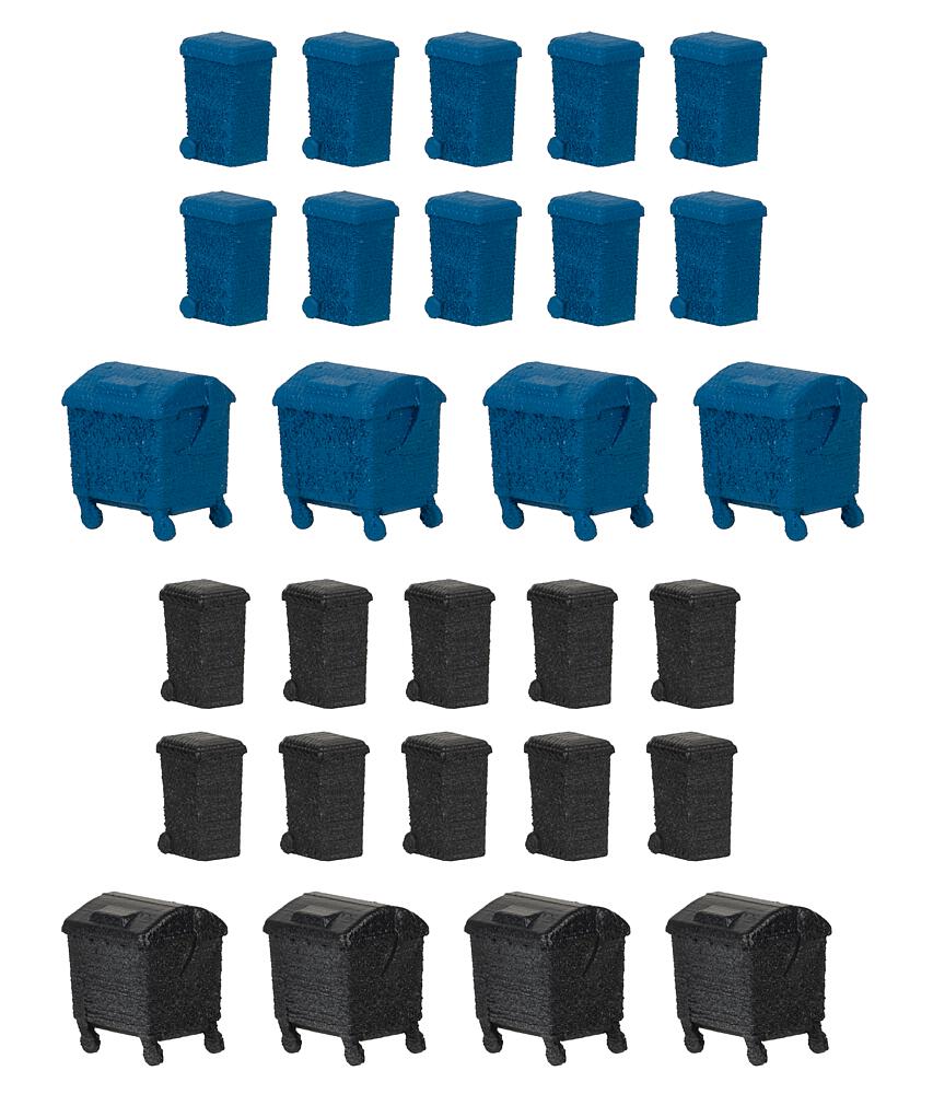 Faller 272919 Mülltonnen-Set 1:160 Spur N Bausatz Neu OVP