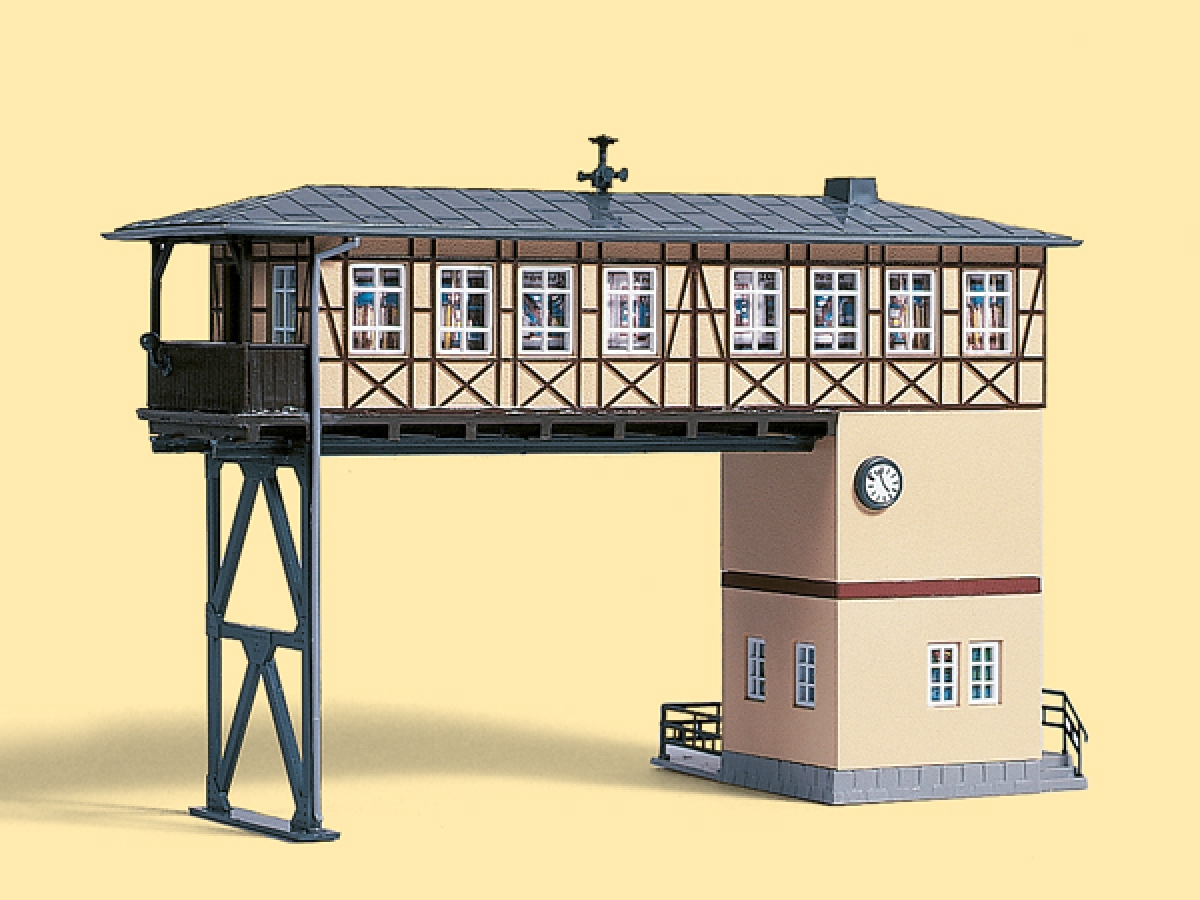 Auhagen 11386 Brückenstellwerk - Spur H0 - Bausatz - Neu - OVP