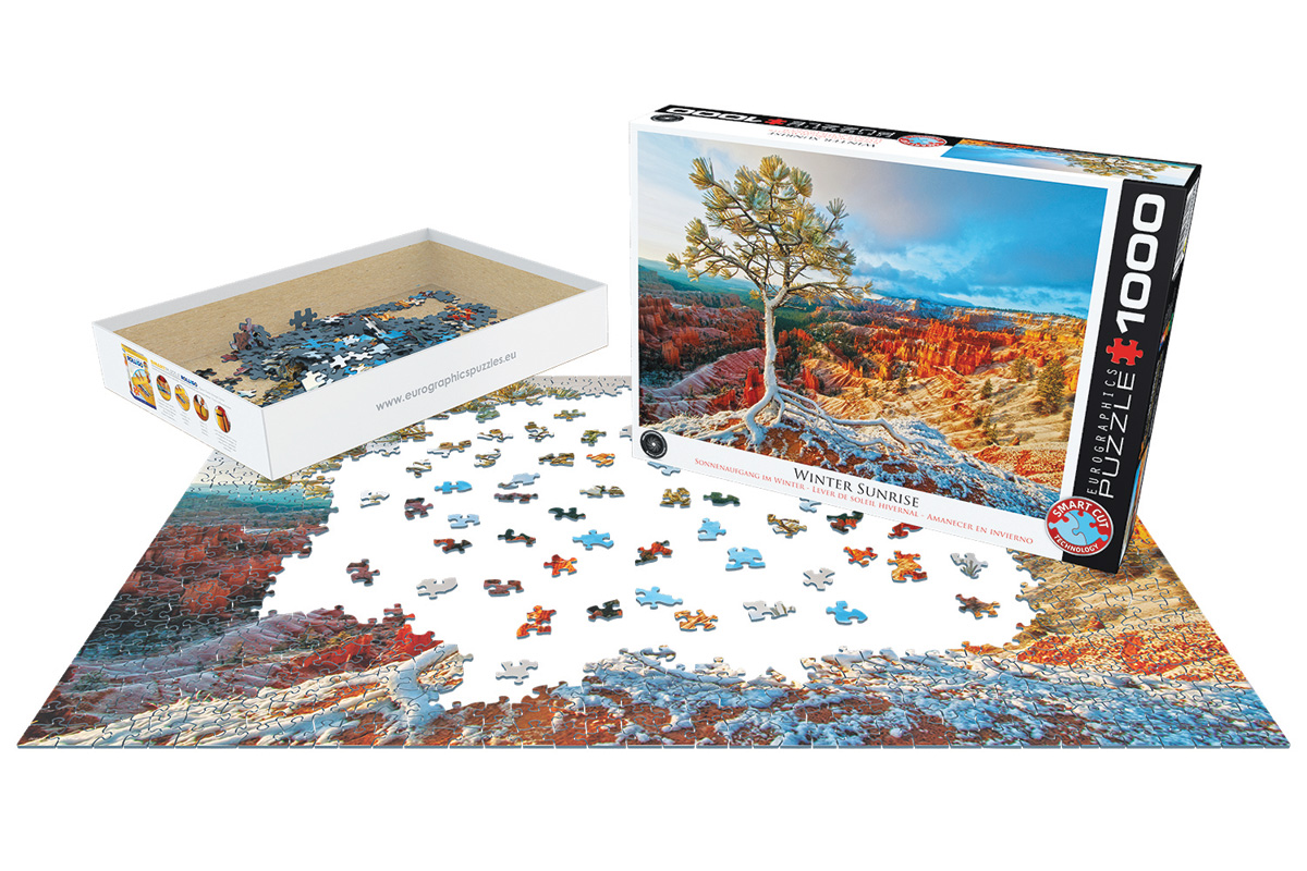 EUROGRAPHICS 6000-0692 Grand Canyon Winter Sonnenaufgang 1000 Teile Puzzle
