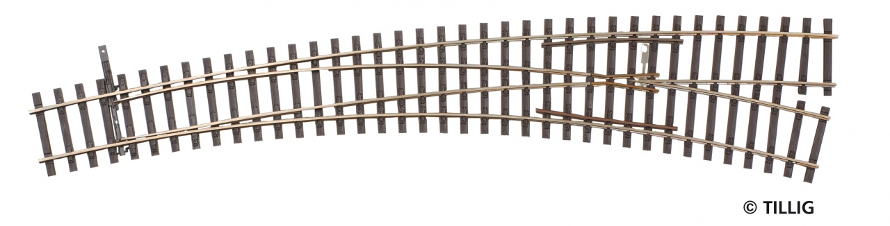 Tillig 85373 Innenbogenweiche rechts 17°/29° 1:87 Spur H0 Neu
