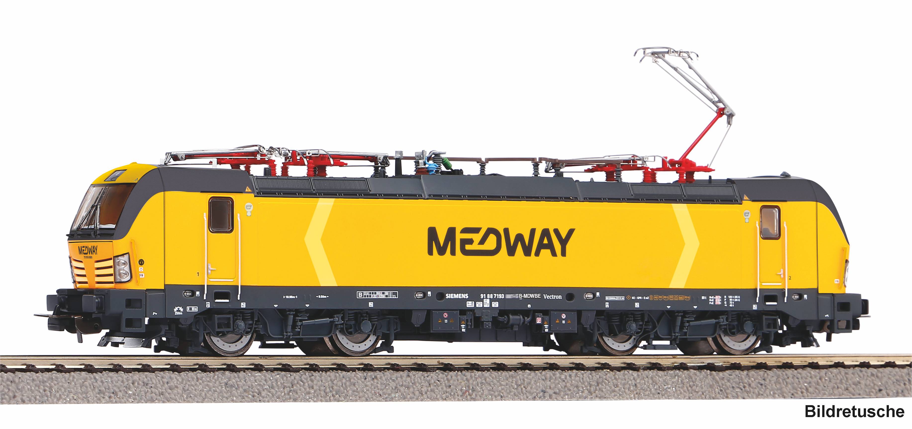 Piko 21832 E-Lok/Sound BR 7193 Medway VI + PluX22 Dec.