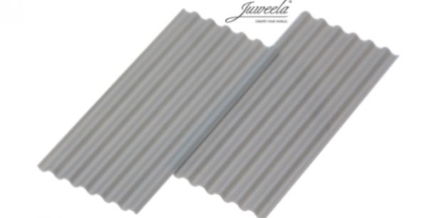 Juweela 23259 Wellplatte "Faserzement" grau, 30x (Miniatur)