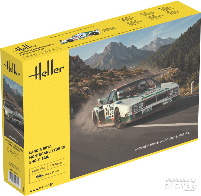 Heller 82741 Lancia Beta Montecarlo Turbo Short Tail in 1:24