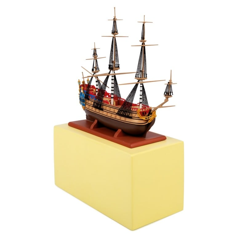 Tim & Struppi TINTIN 46022 Schiff - Die Einhorn - Musée Imaginaire NEU OVP Resin