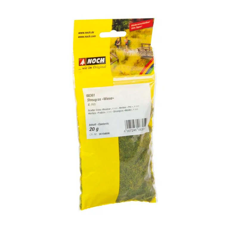 Noch 08361 Streugras "Wiese" 4 mm 20 g Beutel NEU OVP