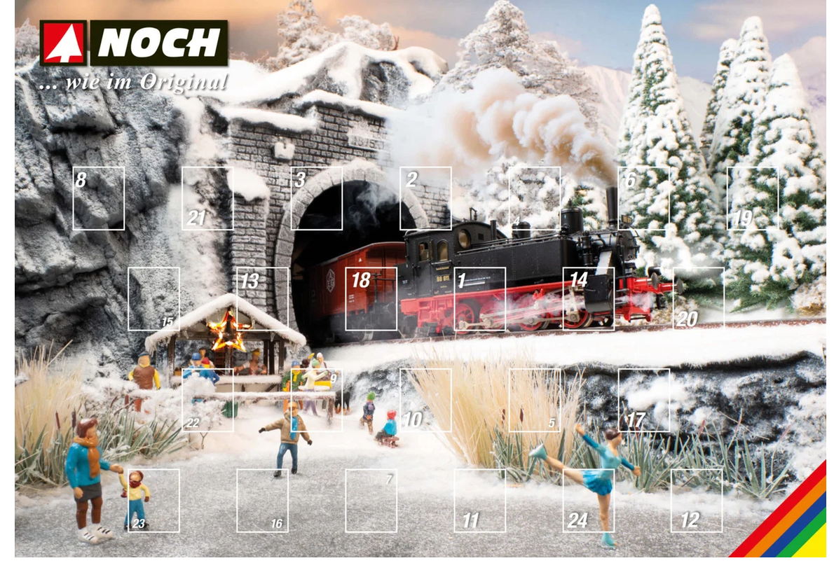 Noch 15999 Adventskalender 24 Figuren 1:87 Spur H0 NEU OVP