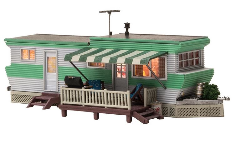 Woodland Scenics BR5060 Grillin' & Chillin' Trailer Wohnwagen H0 Fertigmodell