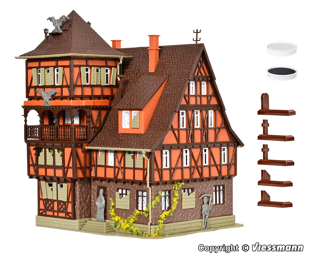Vollmer 43679 Villa Vampir mit Farbtabletten 1:87 Spur H0 Bausatz