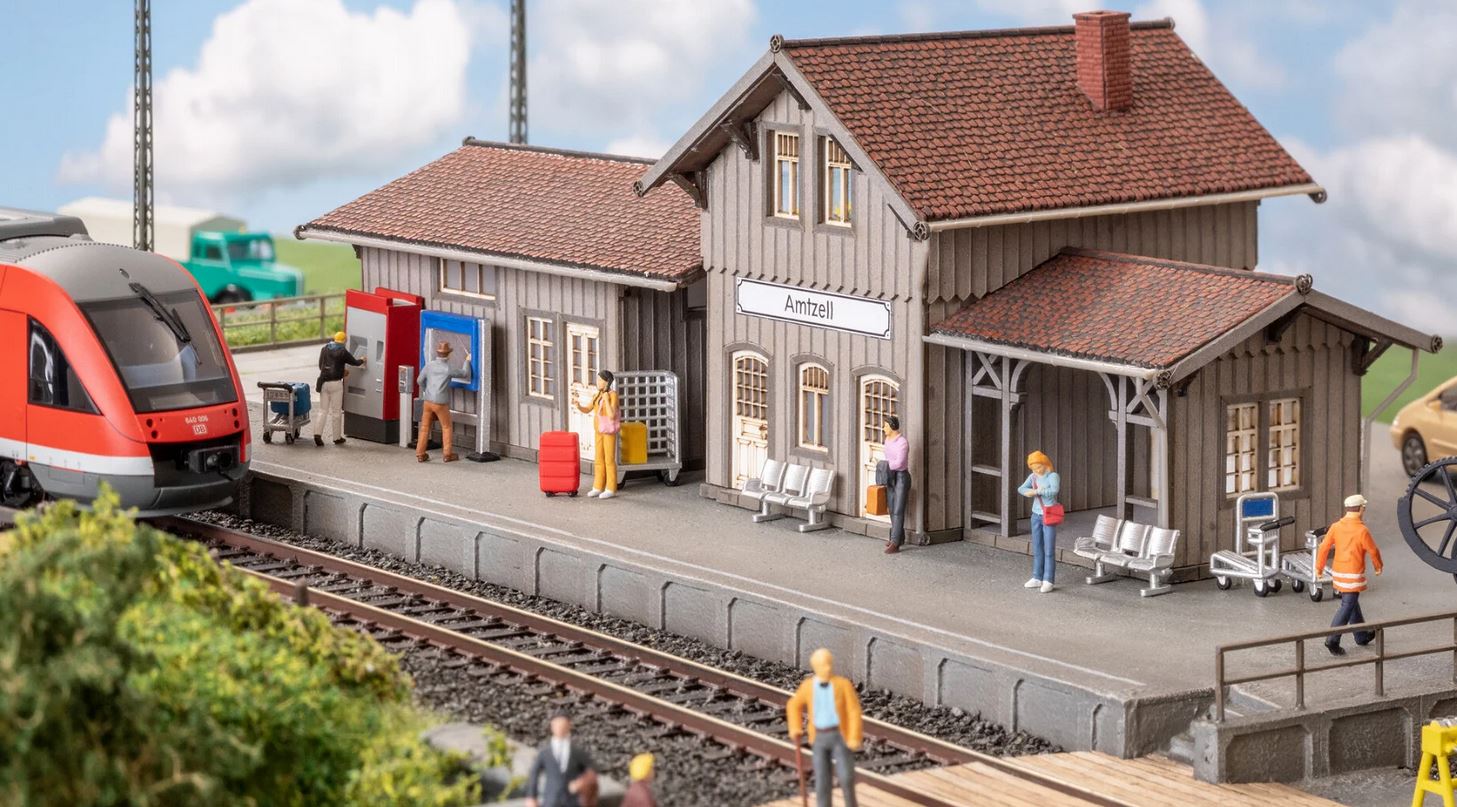 Noch 16268 Figuren-Themenwelt Bahnsteig 1:87 Spur H0 Neu OVP