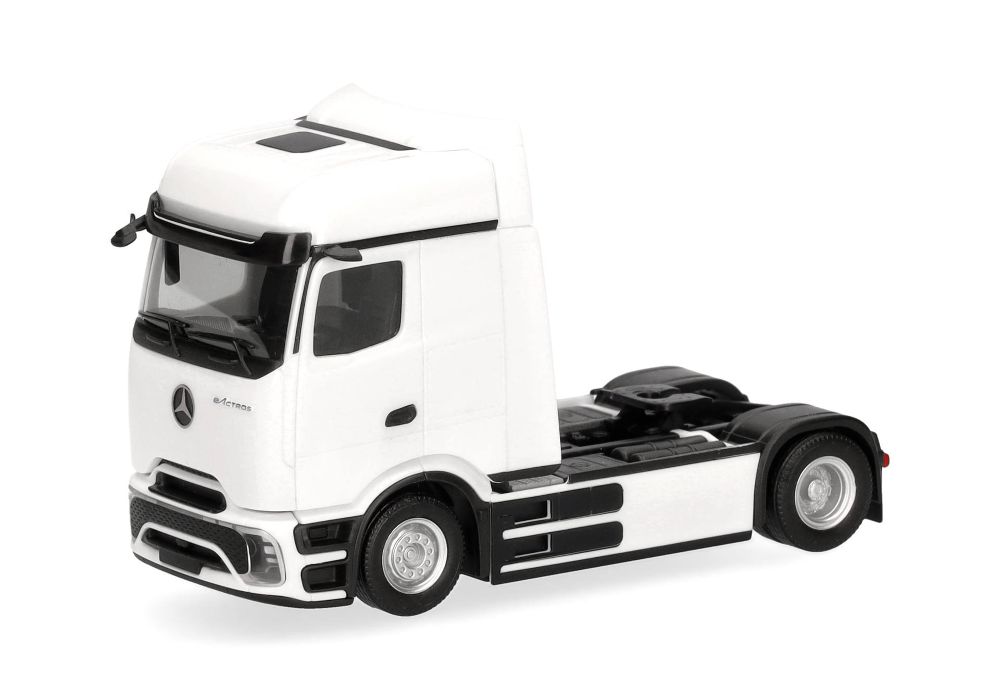 Herpa 320191 MB eActros 600 ProCabin Bigspace ZGM 2achs weiß 1:87
