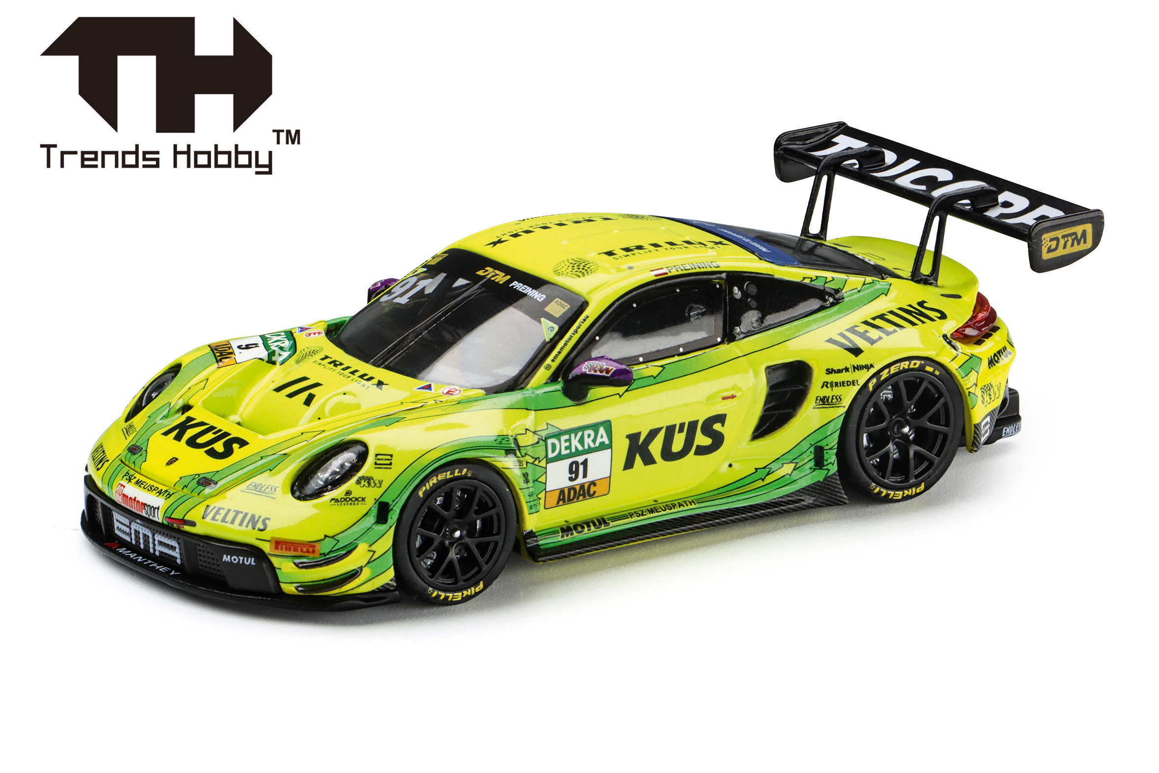 Herpa 864TH000025 Porsche 911 GT3 R-DTM2025 No91