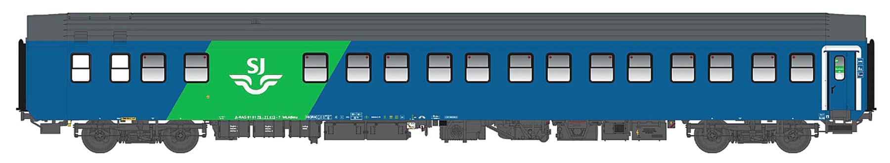 LS Models 48092 Schlafwagen WLABmz 75-71 RDC/SJ, Ep.VI, EN 346