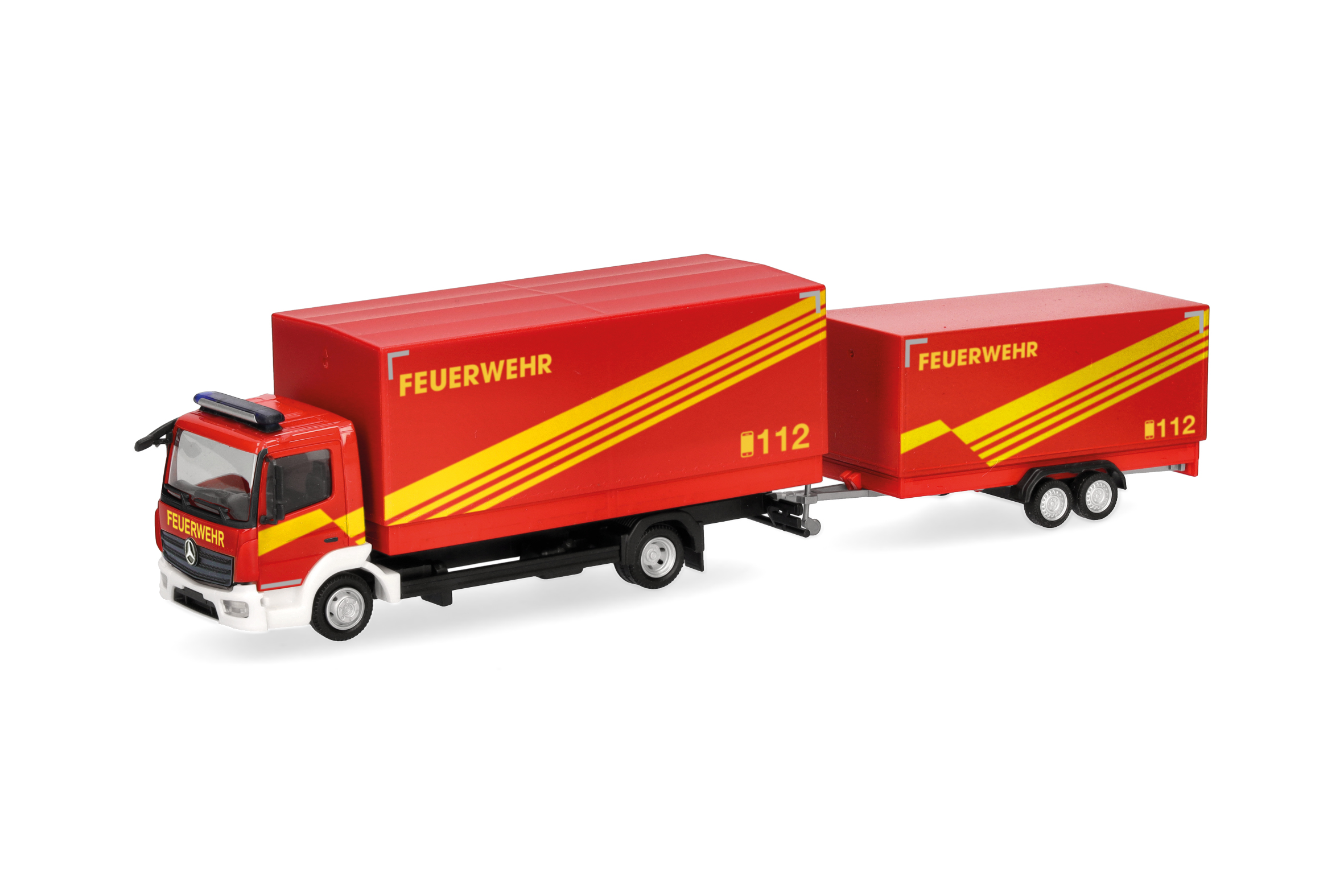 Herpa 321266 MB Atego 13 Planen-LKW m Häng.