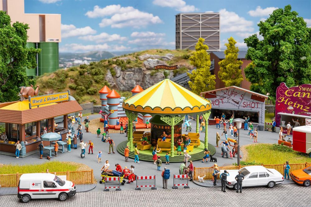 Faller 190094 Aktions-Set Ruhrpott-Kirmes Spur H0