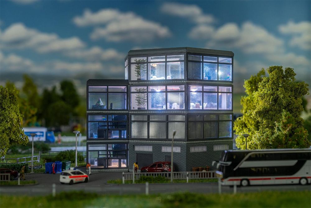 Faller 222227 Bürohochhaus 1:160 Spur N Bausatz NEU OVP