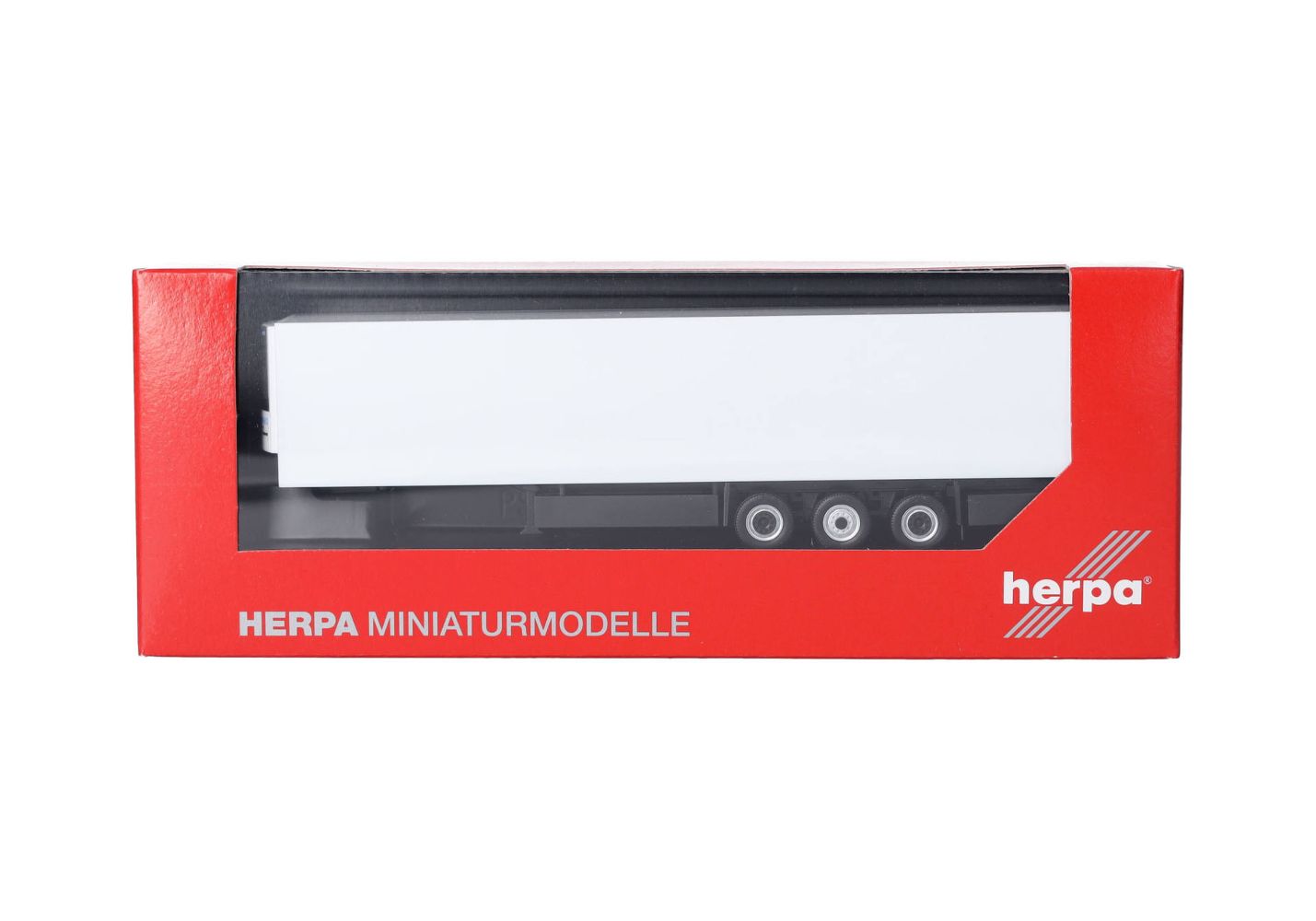 Herpa 077071 Krone E-Trailer Kühlkofferauflieger 3achs, weiß 1:87