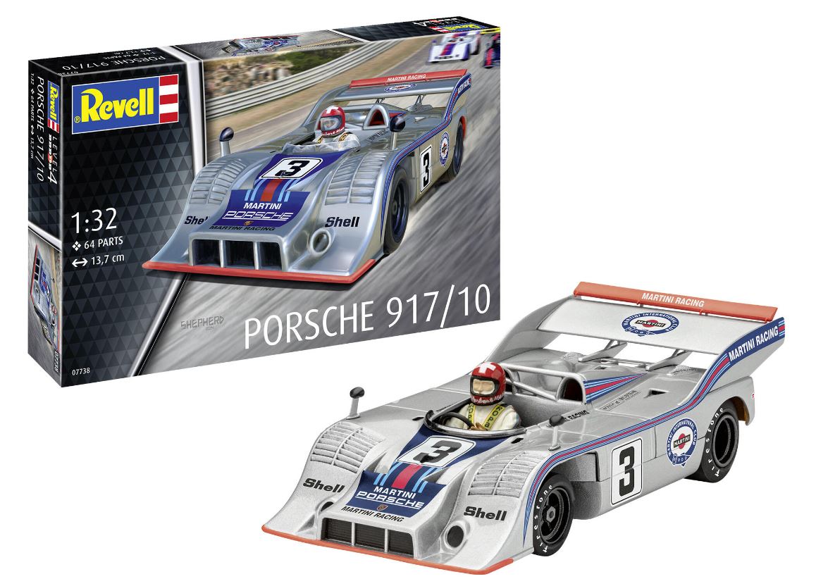 Revell 07738 Porsche 917/10 1:32 Modellbausatz Neu OVP