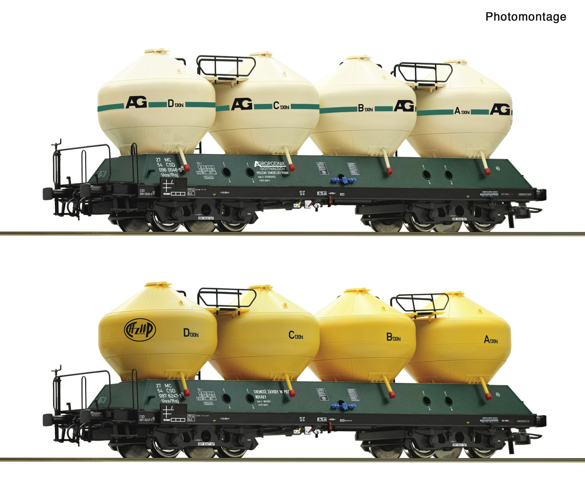 Roco 6600236 2-tlg. Set: Silowagen
