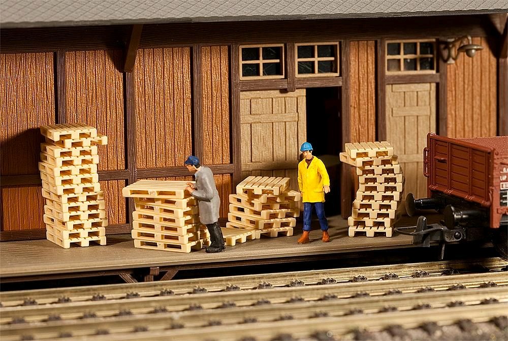 Faller 180612 60 Paletten 1:87 Spur H0 Neu OVP