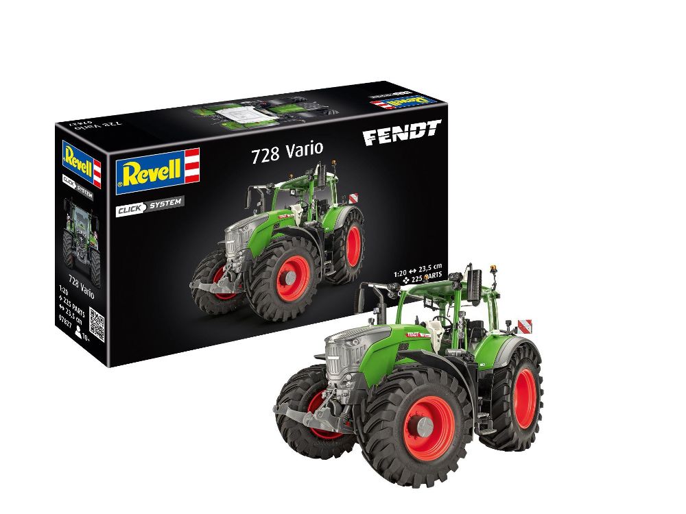 Revell 07827 Fendt 728 Vario Tractor (Click System) 1:20 Bausatz