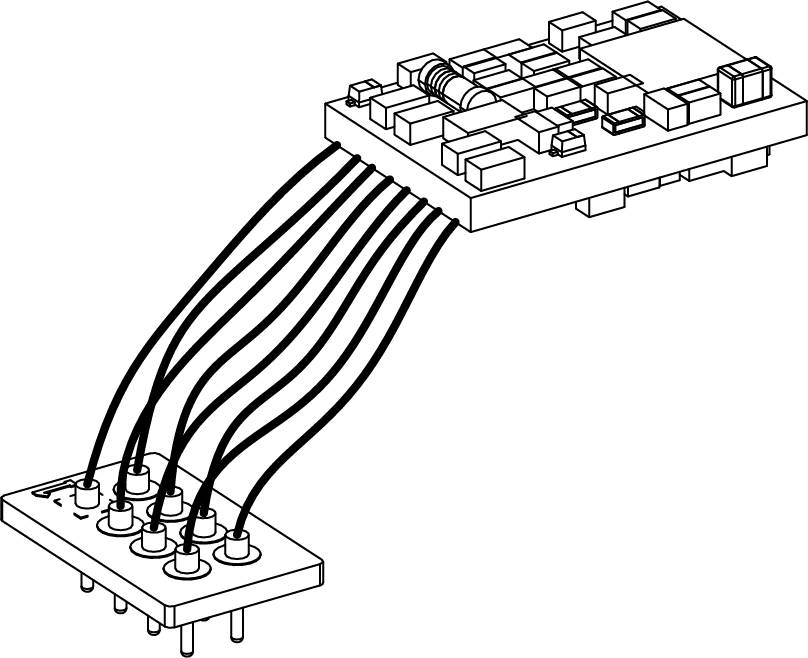 Piko 56503 SmartDecoder 8-polig multiprotokoll mfx 1:87 Spur H0