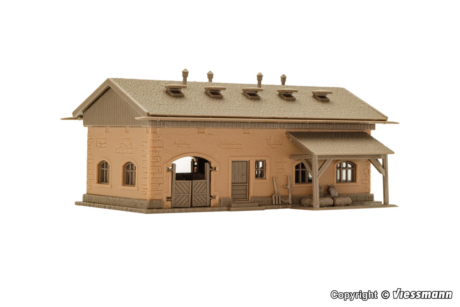 Vollmer 47723 Schweinestall mit Schweinen - Spur N - Bausatz - Neu
