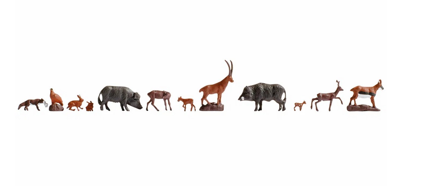 Noch 15745 Waldtiere 1:87 Spur H0 NEU OVP Tiere Figuren