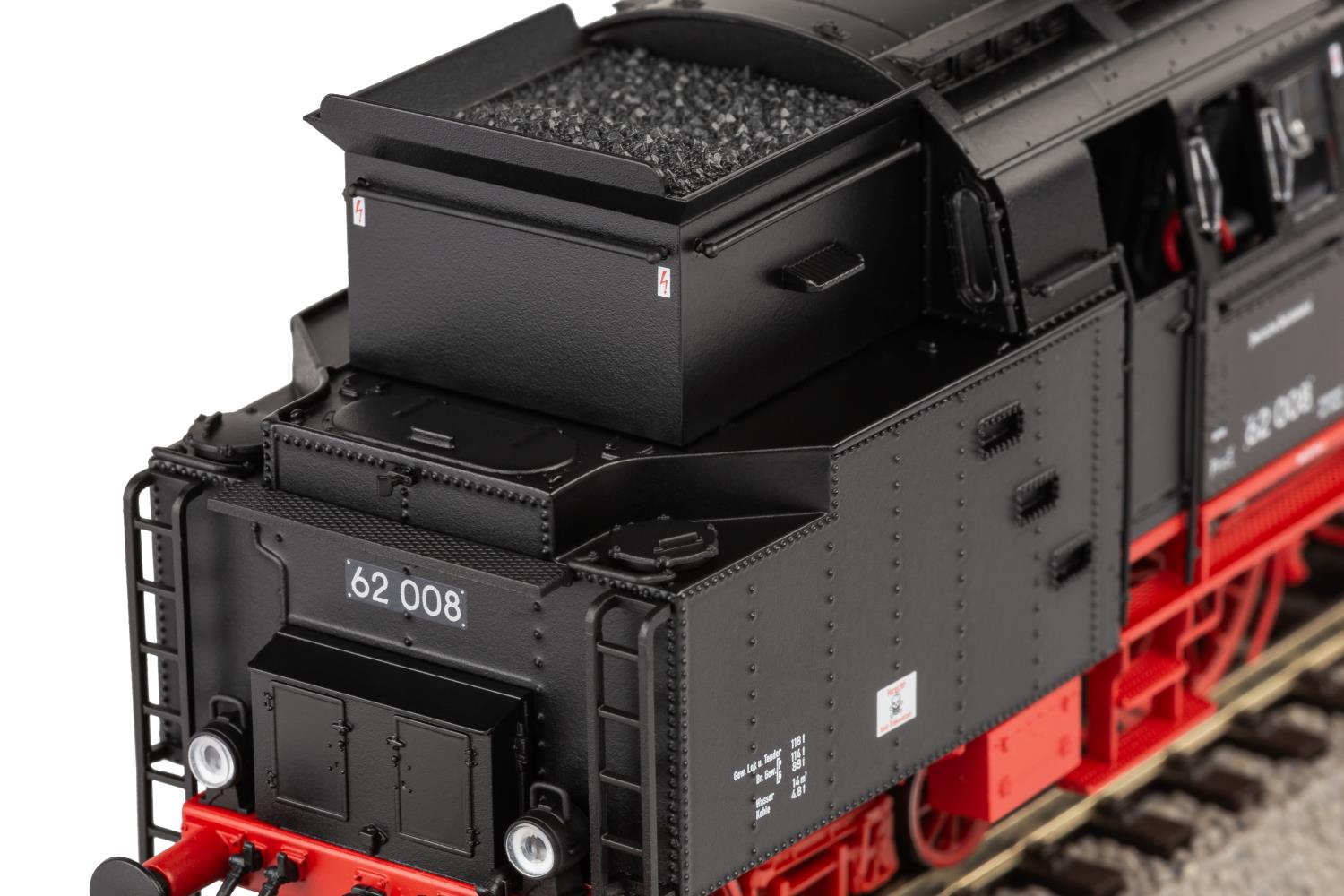 Piko 50705 Sound-Dampflok BR 62 DR III 1:87 Spur H0 DC Neu