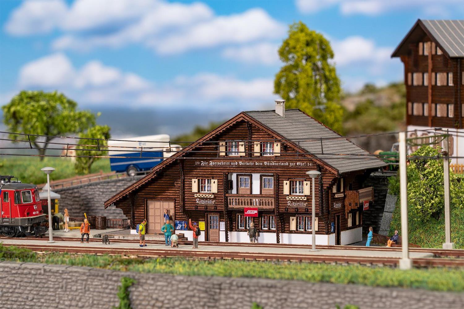 Faller 212127 Bahnhof Litzirüti 1:160 Spur N Bausatz Neu OVP
